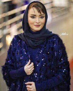 تیپ آبی بهنوش طباطبایی