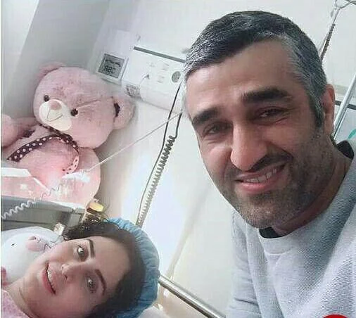 الناز شاکردوست در بیمارستان با پژمان جمشیدی