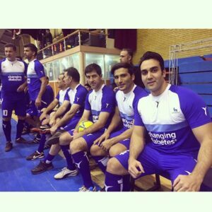 پوریا پورسرخ با لباس استقلالی