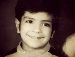 کودکی مهدی پاکدل