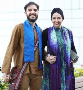 کتایون ریاحی و پسرش پوریا