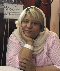 رابعه اسکویی در بیمارستان