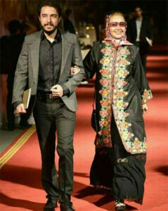 کتایون ریاحی و پسرش