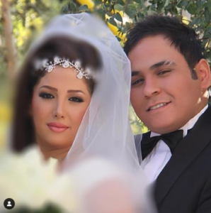 رضا داوودنژاد و همسرش