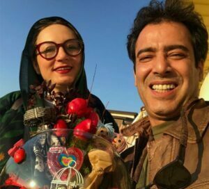 سحر ولدبیگی و همسرش