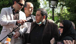 رضا داوودنژاد در مراسم ختم عسل بدیعی