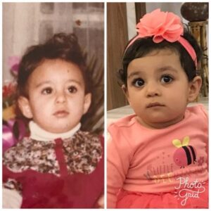 شباهت یکتا ناصر در کودکی به دخترش سوفیا