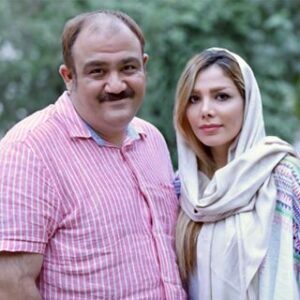 مهران غفوریان و همسرش