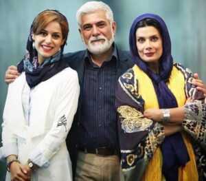 عاطفه رضوی و همسر دومش حسین پاکدل