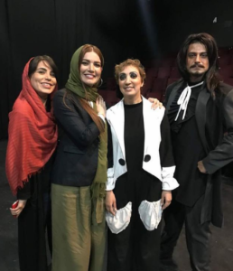 عشق نگار عابدی به تئاتر