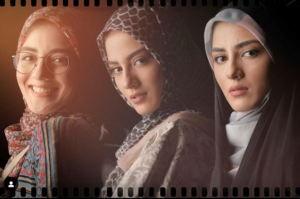 چادر پوشیدن پردیس پورعابدینی