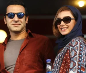 فرناز رهنما و همسرش