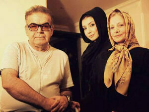 عکس حمید لولایی، همسر و دخترش