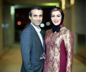 ماهچهره خلیلی و همسرش