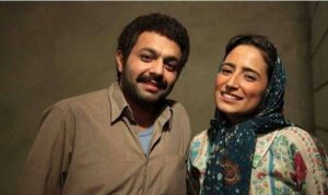 صابر ابر و نگارجواهریان در فیلم قندون جهیزیه