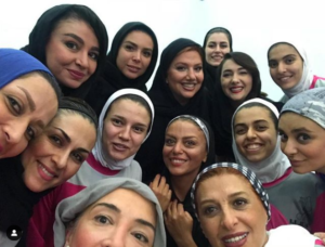 پانتهآ پناهیها و تیم اسکواش هنرمندان