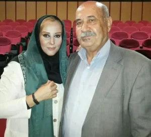 عکس شیوا خسرومهر و پدرش