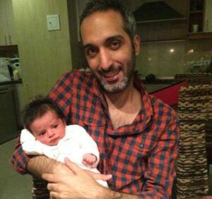 امیرمهدی ژوله و دخترش گندم