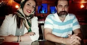 پارسا پیروزفر و همسرش
