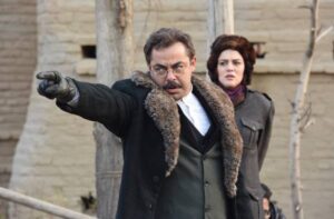 سام قریبیان با گریم فیلم ایراندخت