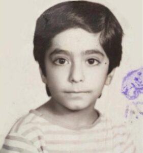 عکس کودکی رضا شفیعی‌ جم