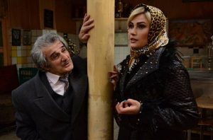 لادن مستوفی ومهدی هاشمی در فیلم سینمایی یک دزدی عاشقانه