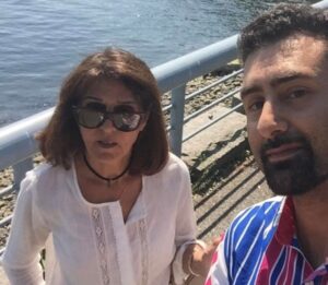 عکس آهو خردمند و پسرش