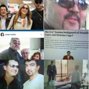 احمد ایراندوست بادیگارد بازیگران هالیوودی