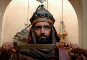 گریم امین زندگانی در نقش مسلم بن عقیل در سریال مختارنامه