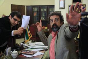 امین زندگانی و جواد یحیوی در نمایی از شاهگوش