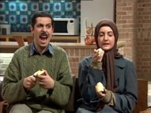 شقایق دهقان و جواد رضویان در سریال پاورچین