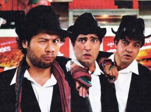 هنرنمایی علی صادقی و مجید صالحی و سعید آقاخانی در پیتزا مخلوط