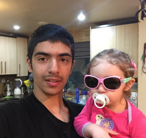 دختر و پسر بیژن بنفشه خواه