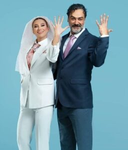 عمار تفتی و همسرش