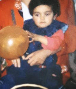 عکس کودکی مهشید جوادی
