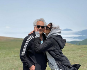 نیکی مظفری و پدرش