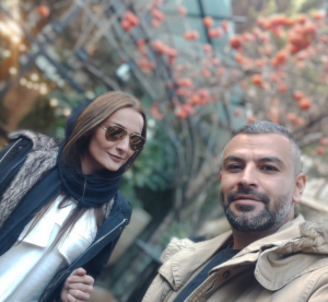 السا فیروزآذر و دوست پسرش