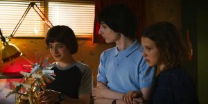 سکانسی از سریال چیزهای عجیب