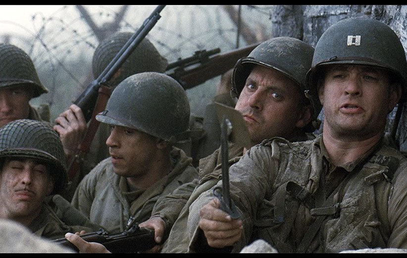 تام هنکس در فیلم نجات سرباز رایان