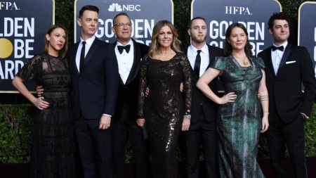 تصاویر خانوادگی تام هنکس