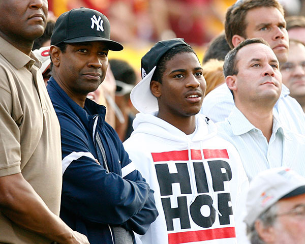 دنزل واشنگتن و پسرش مالکوم