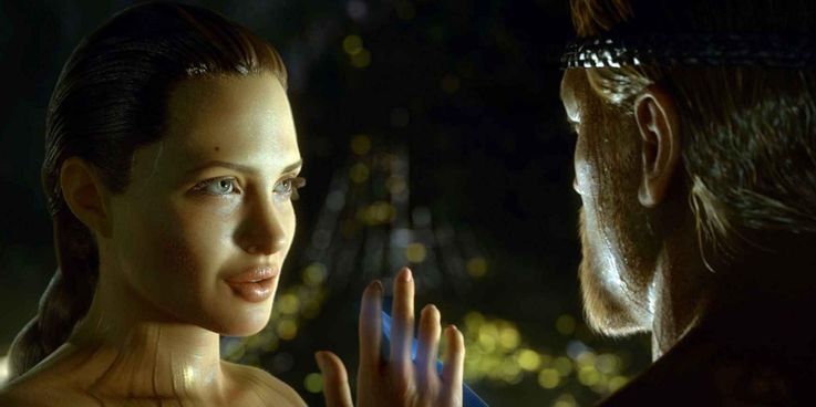 آنجلینا جولی در فیلم Beowulf