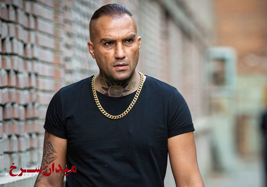 رضا یزدانی در نقش گروچف در سریال میدان سرخ