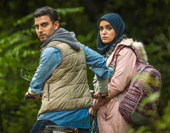 سارا باقری و محمد صادقی در سریال افرا