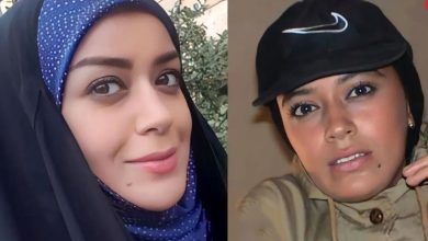 عکس دیده نشده از سیگار کشیدن الهام چرخنده