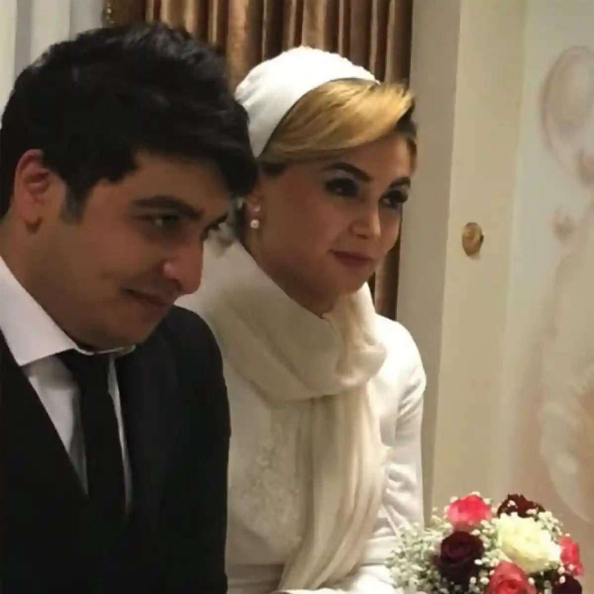 عکس لو رفته از جشن عقد مجری مشهور تلویزیون در اینستاگرام