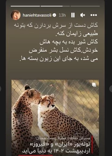 جنجال جدید هانیه توسلی برای مادر پیروز