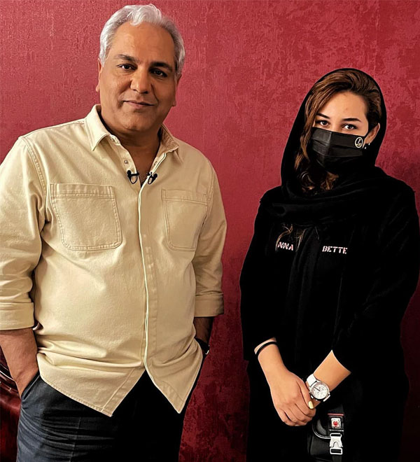 این زن در عکس مهران مدیری کیست ؟