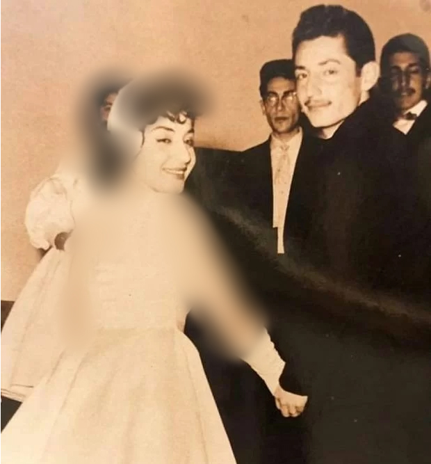 عکس لو رفته از عروسی جمشید مشایخی و همسرش