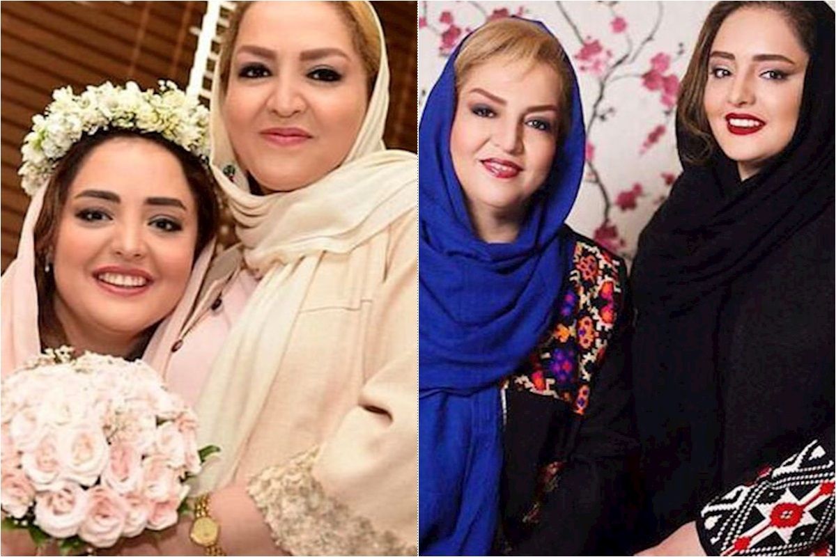 عکس نرگس محمدی و مادرش
